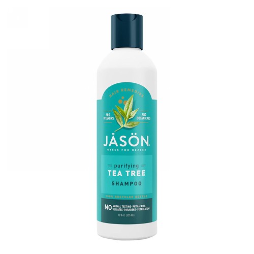 Jason Natural Products, Hair Remedies Purifying Tea Tree Shampoo, 12 Oz