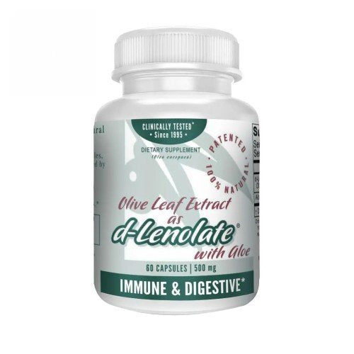 East Park Naturals, Olive Leaf d-Lenolate + Aloe, 60 Caps