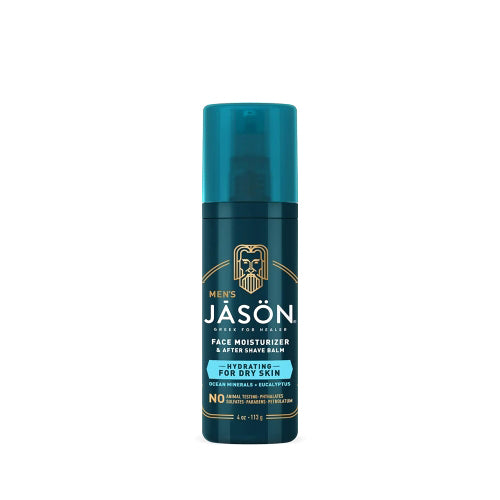 Jason Natural Products, Men'S Face Moisturizer After Shave Balm Hydrating For Dry Skin, 4 Oz