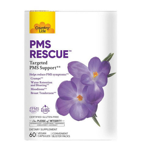 Country Life, PMS Rescue, 60 Count
