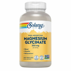 Solaray, Magnesium Glycinate High Absorption, 350 mg, 240 Veg Caps