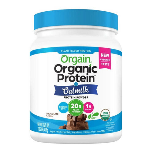 Orgain, Protein Oatmilk Plant Based Chocolate, 16.9 Oz