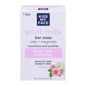 Kiss My Face, Soap Bar Rose Magnolia, 5 Oz