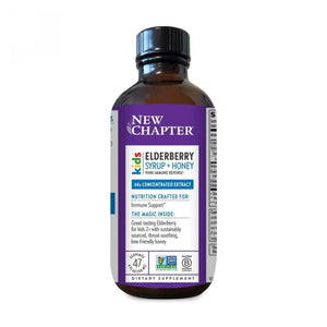 New Chapter, Kids Elderberry Syrup Plus Honey, 90 Veg Tabs