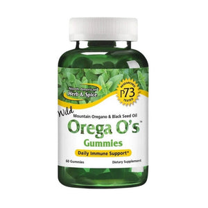 North American Herb & Spice, Orega O's Gummies, 60 Count