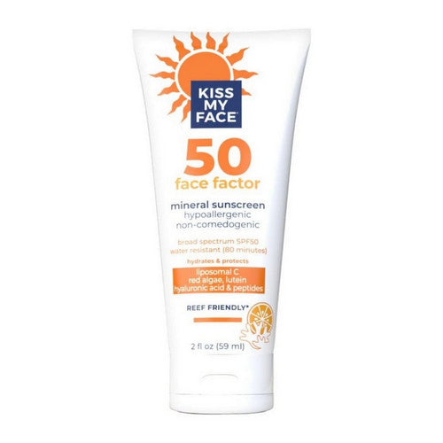 Kiss My Face, Sunscreen Mineral Funfactor SPF50, 2 Oz