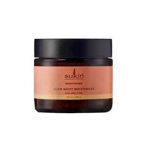 Sukin, Glow Moisturiser Night Cream Brightener, 1.69 Oz