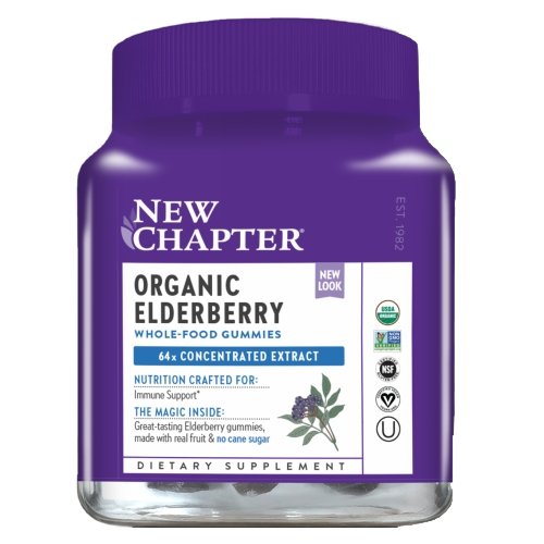 New Chapter, Organic Elderberry Whole Food, 30 Gummies