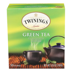 Twinings Tea, Pure Green Tea, 50 Bags (Case of 6)