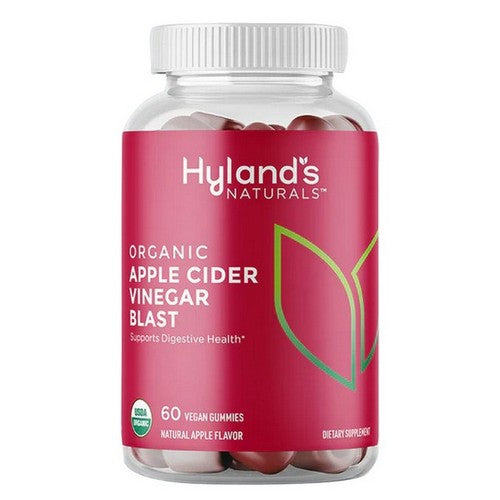 Hylands, Naturals Organic Apple Cider Vinegar Blast Vegan Gummies Apple, 60 Count
