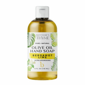Brittaine's Thyme, Liquid Habd Soap Bergamot Lemon, 4 Oz
