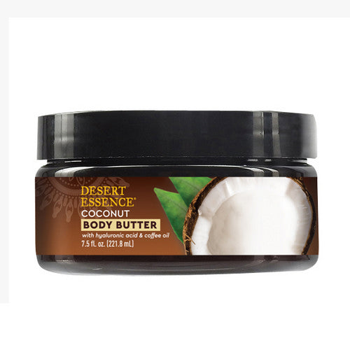 Desert Essence, Body Butter Coconut, 7.5 Oz