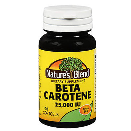 Nature's Blend, Beta Carotene, 25000 IU, 100 Softgels