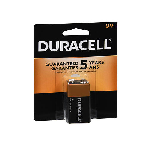 Duracell, Alkaline Nine Volts Battery, 1 Count