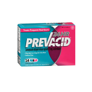 Prevacid, 24 Hr Lansoprazole Acid Reducer Delayed-Release, 15 Mg, 14 Capsules