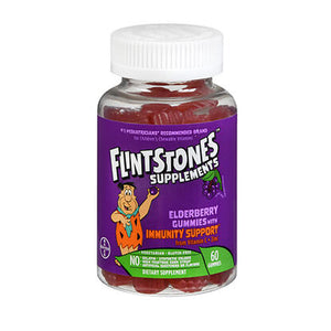 Flintstones, Flintstones Elderberry Gummies with Immunity Support, 60 Gummies
