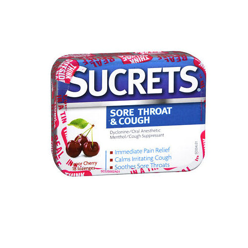 Sucrets, Sore Throat & Cough Lozenges Vapor, 18 Count