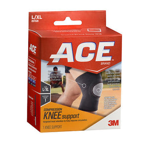 Ace, Compression Knee Support L/Xl Support Level 1, 1 Count