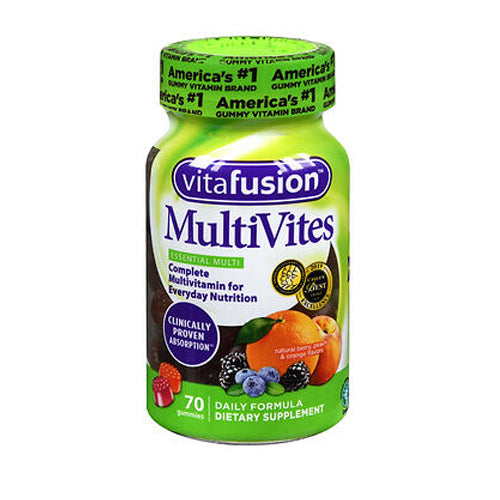 Vitafusion, Multivites Multivitamin Gummy Natural Berry Peach And Orange, 70 Gummies