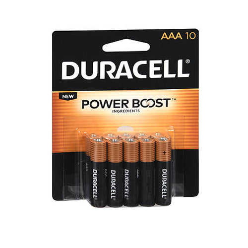 Duracell, Power Boost Alkaline Batteries Aaa, 10 Count