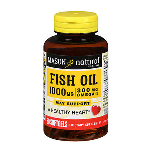 Mason, Fish Oil And Omega-3, 1000 mg, 60 Softgels