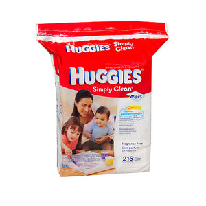 Huggies, Baby Wipes Simply Clean, 216 Count