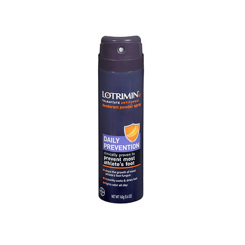 Lotrimin, AF Tolnaftate Antifungal Deodorant Powder Spray, 5.6 Oz