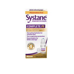 Systane, Complete PF Lubricant Eye Drops, 10 Ml