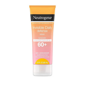 Neutrogena, Invisible Daily Defense Sunscreen Lotion Spf 60+, 3 Oz