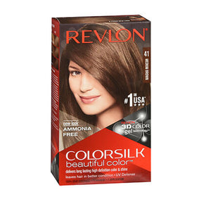 Revlon, Colorsilk Permanent Hair Color 41 Medium Brown, 1 Count