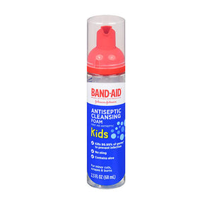 Band-Aid, Kids Antiseptic Cleansing Foam, 2.3 Oz