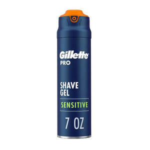Gillette, Pro Men's Sensitive Shaving Gel, 7 Oz
