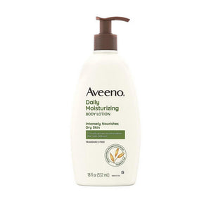 Aveeno, Daily Moisturizing Body Lotion Fragrance Free, 18 Oz