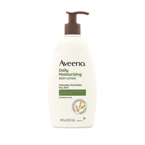 Aveeno, Daily Moisturizing Body Lotion Fragrance Free, 18 Oz