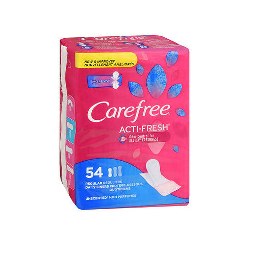 Carefree, Liners Regular Unscented, 54 Count