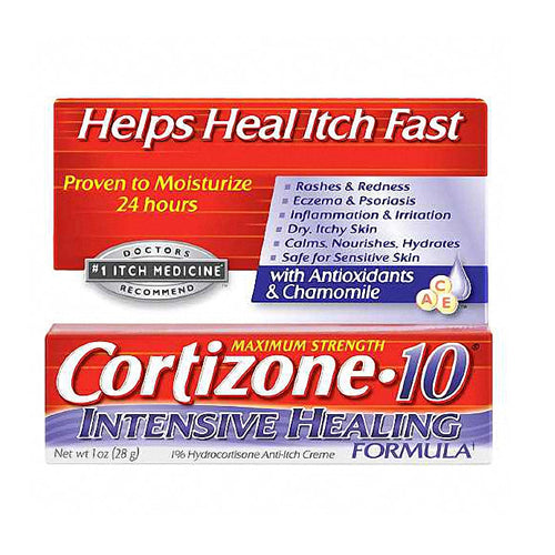 Cortizone-10, Intensive Healing Formula Anti-Itch Creme, 1.25 Oz