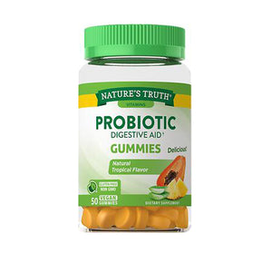 Nature's Truth, Probiotic Digestive Aid Gummies Natural Topical Flavor, 50 Gummies