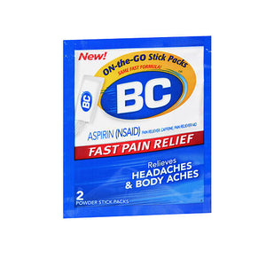 BC, Fast Pain Relief Powder Packs, 2 Count
