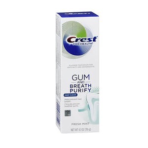 Crest, Pro-Health Gum And Breath Purify Toothpaste Fresh Mint, 3.7 Oz
