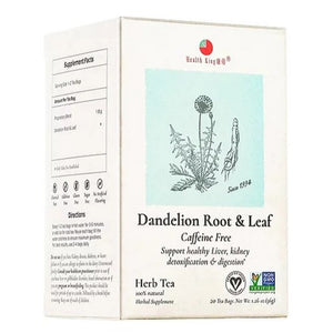 Health King, Dandelion Root And Leaf Herb Tea, 20 Bags