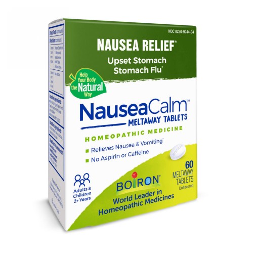 Boiron, NauseaCalm Tablets Nausea Relief-Upsets Stomach-Stomach Flu, 60 Tabs