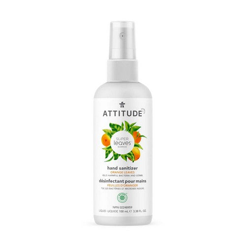 Attitude, Super Leaves Hand Sanitizer Orange Leaves, 3.5 Oz