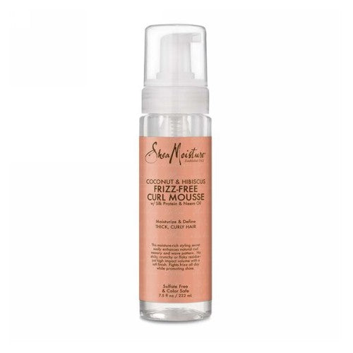 Shea Moisture, Frizz Free Curl Mousse Coconut Hibiscus, 7.5 Oz