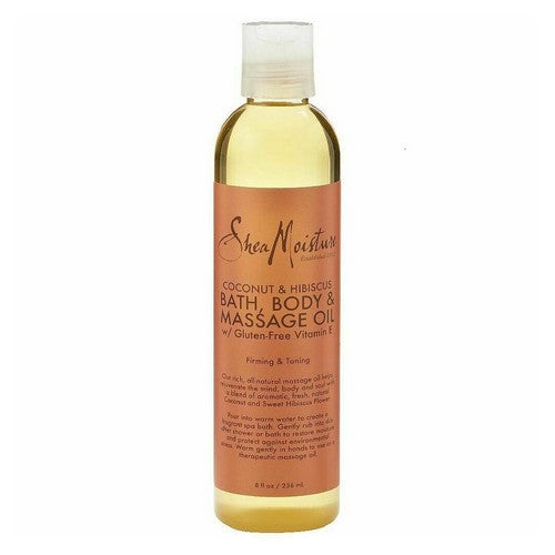 Shea Moisture, Massage Oil Firming Toning Coconut Hibiscus, 8 Oz