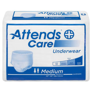 Attends, Care Adult Moderate Absorbent Underwear Medium White, Count of 25