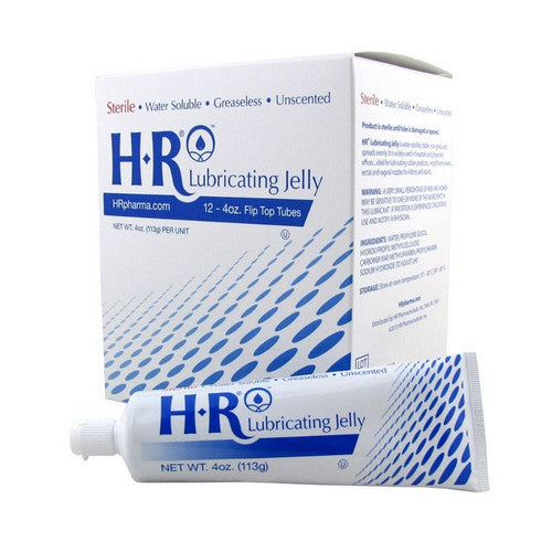 HR Pharmaceuticals, HR Lubricating Jelly, 4 Oz Box Of 12