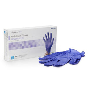 McKesson, Confiderm 3.0 Nitrile Exam Glove Large Blue, Box Of 100