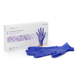 McKesson, Confiderm 3.0 Nitrile Exam Glove Extra Large Blue, Box Of 100