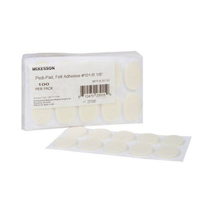 McKesson, Protective Pad Size 101-Regular Adhesive Foot 30130, Pack Of 100