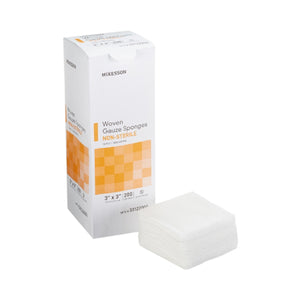 McKesson, Nonsterile Gauze sponge 3 x 3 Inch, Box Of 200